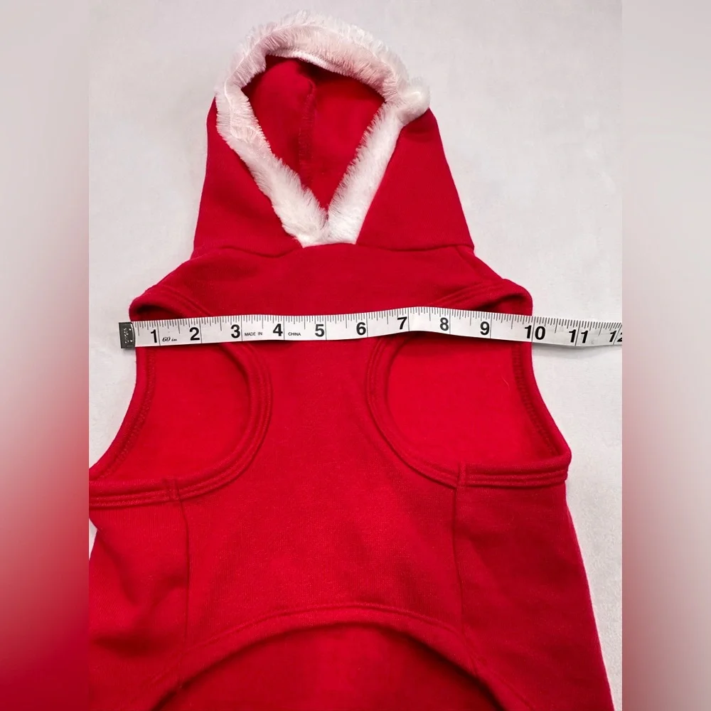 Simply Dog Holiday Christmas Pet Apparel-Don’t Hog‎ The Nog-W/Hood Small/Med